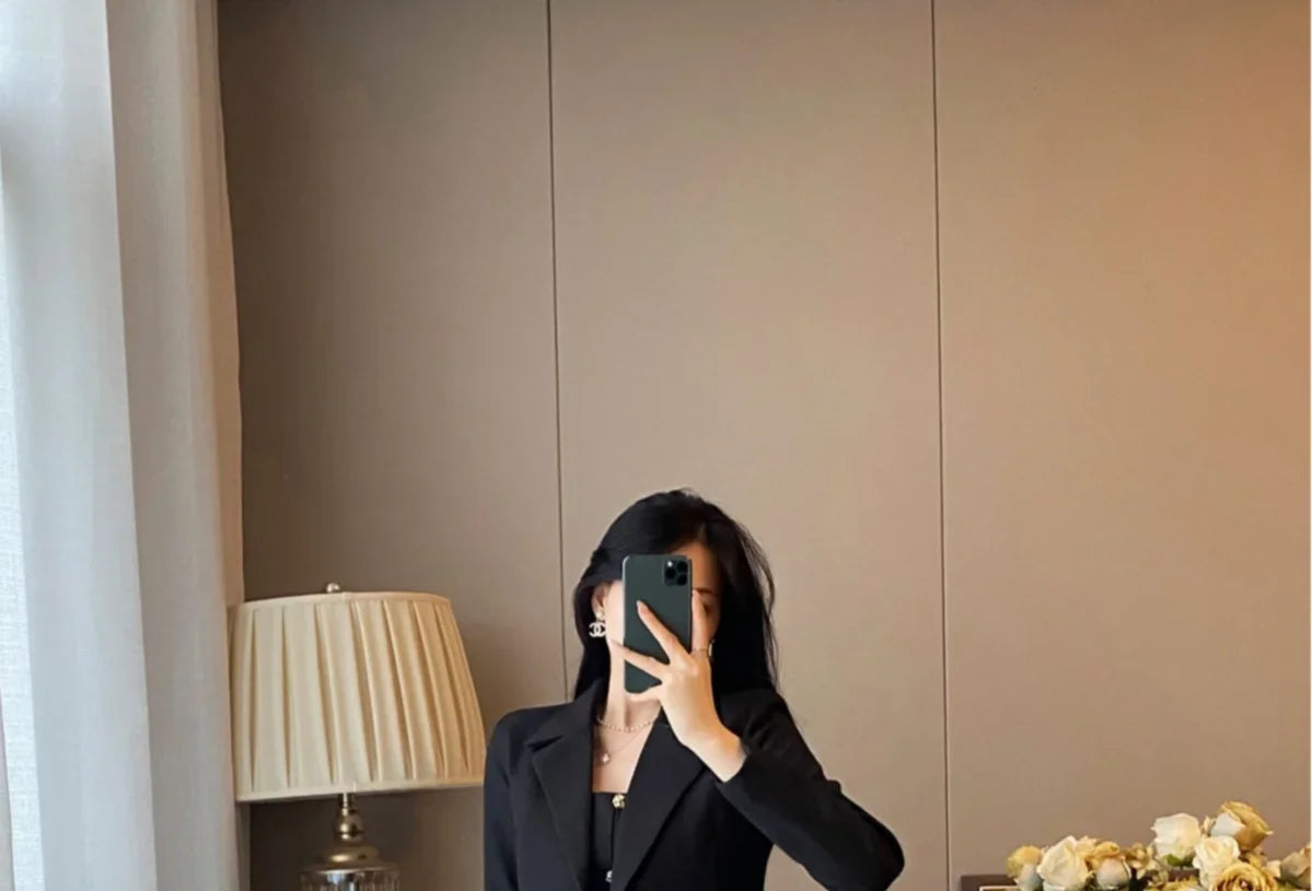 Long Sleeve Suits 2 Pieces Sets for Women Sexy Woman Outfit Office Clothing New Arrivals Vintage Festival Y2k Clothes Matching